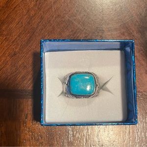 Effy Sterling Silver Turquoise Ring